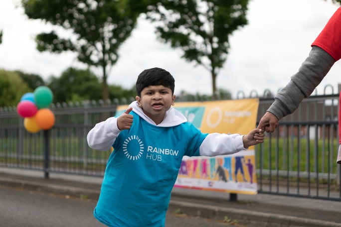 Rainbow Hub’s amazing children raise nearly £3,000 towards the charity’s Ramble.