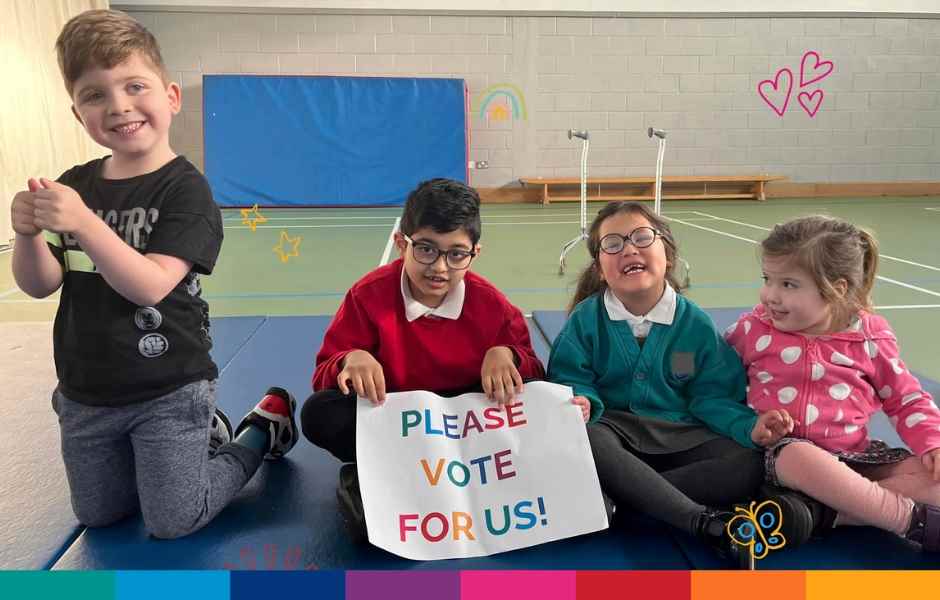 Vote for Rainbow Hub this February in the My Favourite Voucher Codes Charity Poll